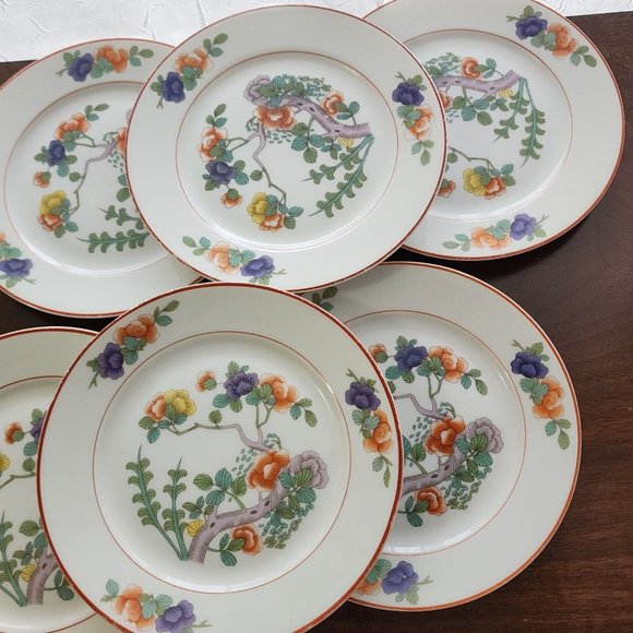Set of 6 Rosenthal Indian Tree Dessert Plates 6" patented Oct16th 1923 - Picture 7 of 15